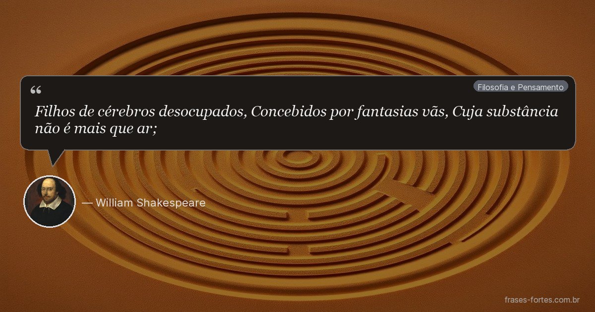 Frase de William Shakespeare