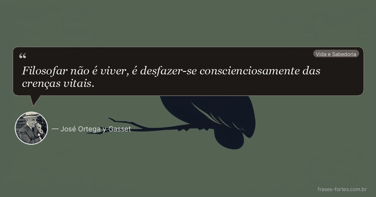 Frase de José Ortega y Gasset