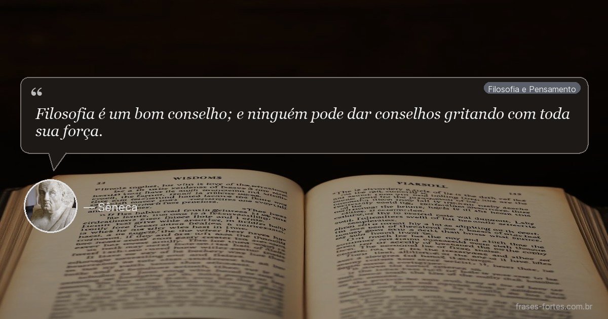 Frase de Sêneca