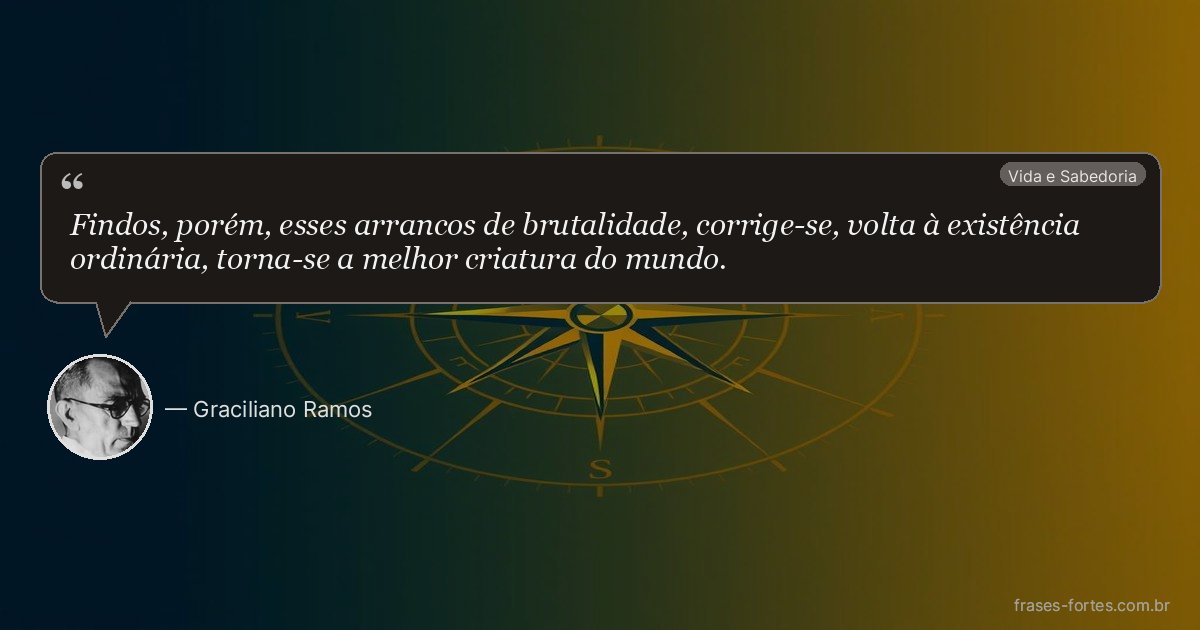 Frase de Graciliano Ramos