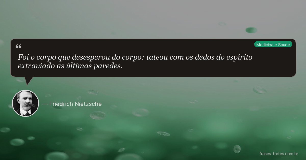 Frase de Friedrich Nietzsche