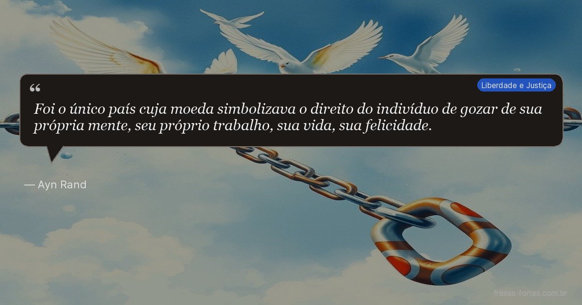Frase de Ayn Rand