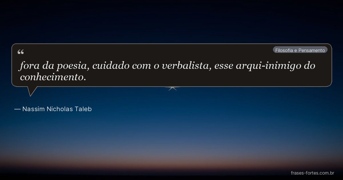 Frase de Nassim Nicholas Taleb