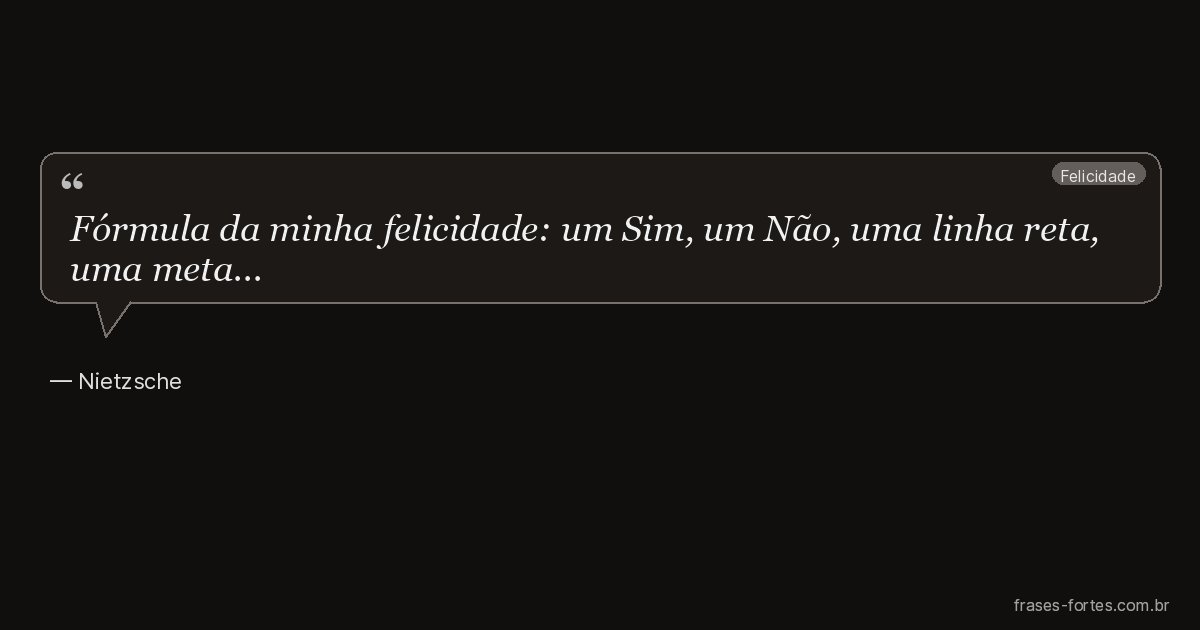 Frase de Nietzsche