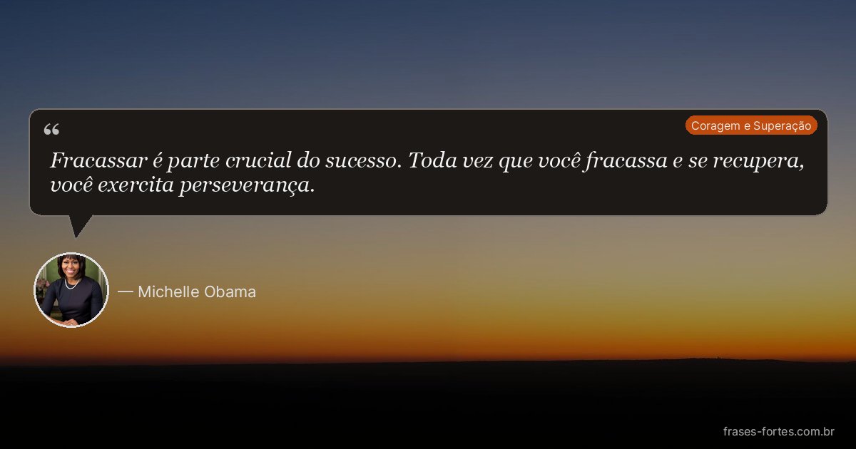 Frase de Michelle Obama