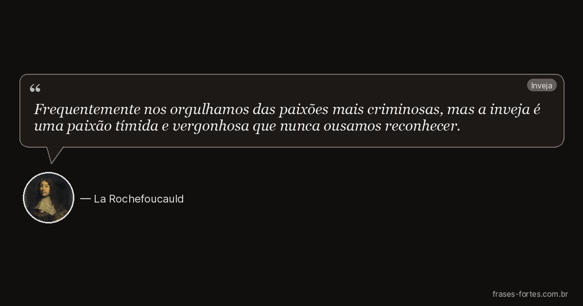Frase de La Rochefoucauld