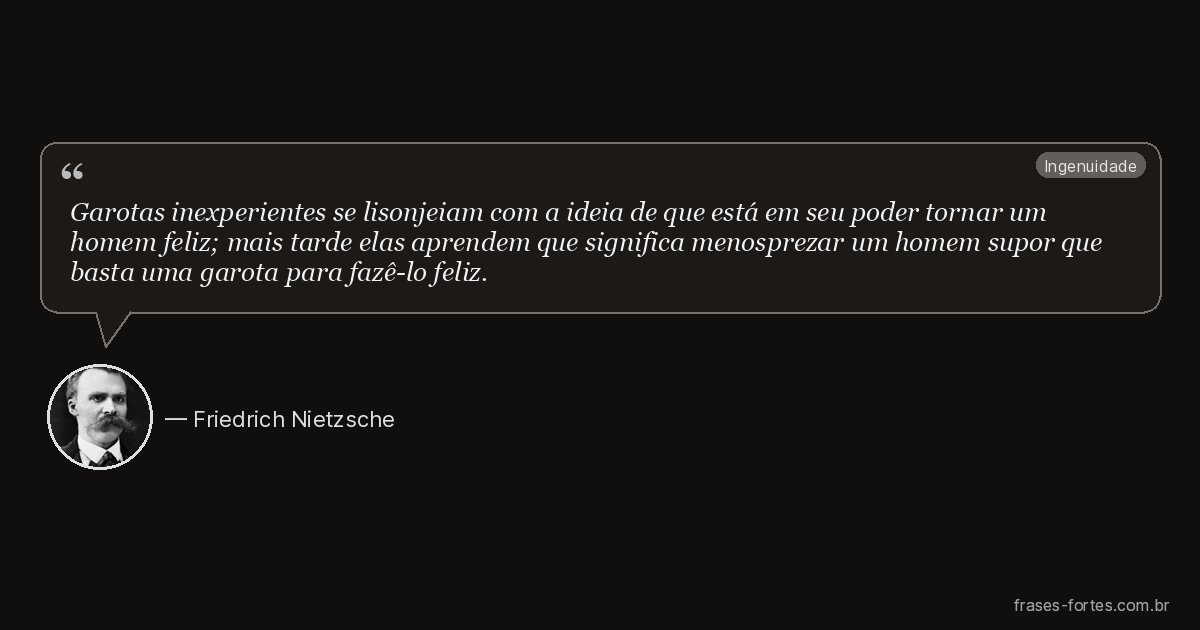 Frase de Friedrich Nietzsche