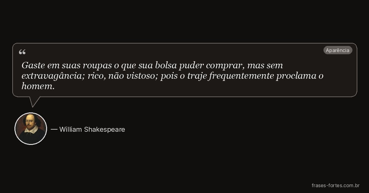 Frase de William Shakespeare