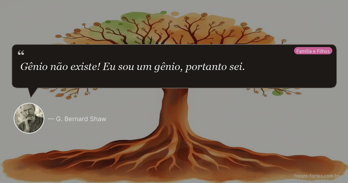 Frase de G. Bernard Shaw