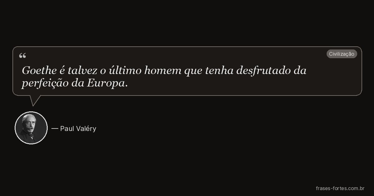 Frase de Paul Valéry