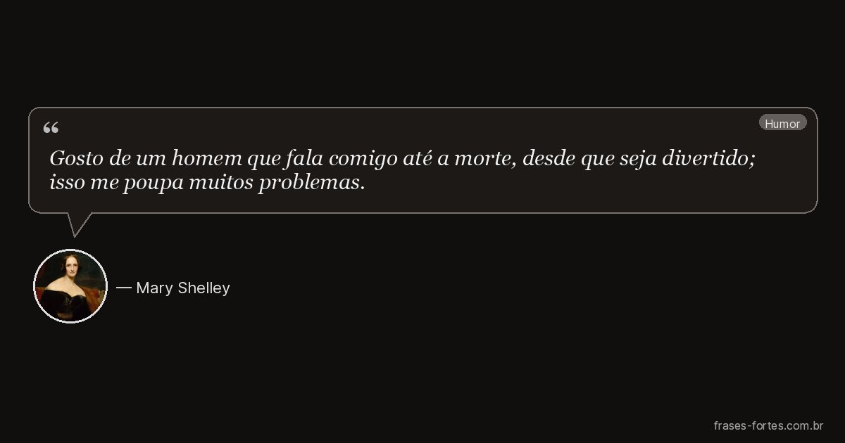 Frase de Mary Shelley