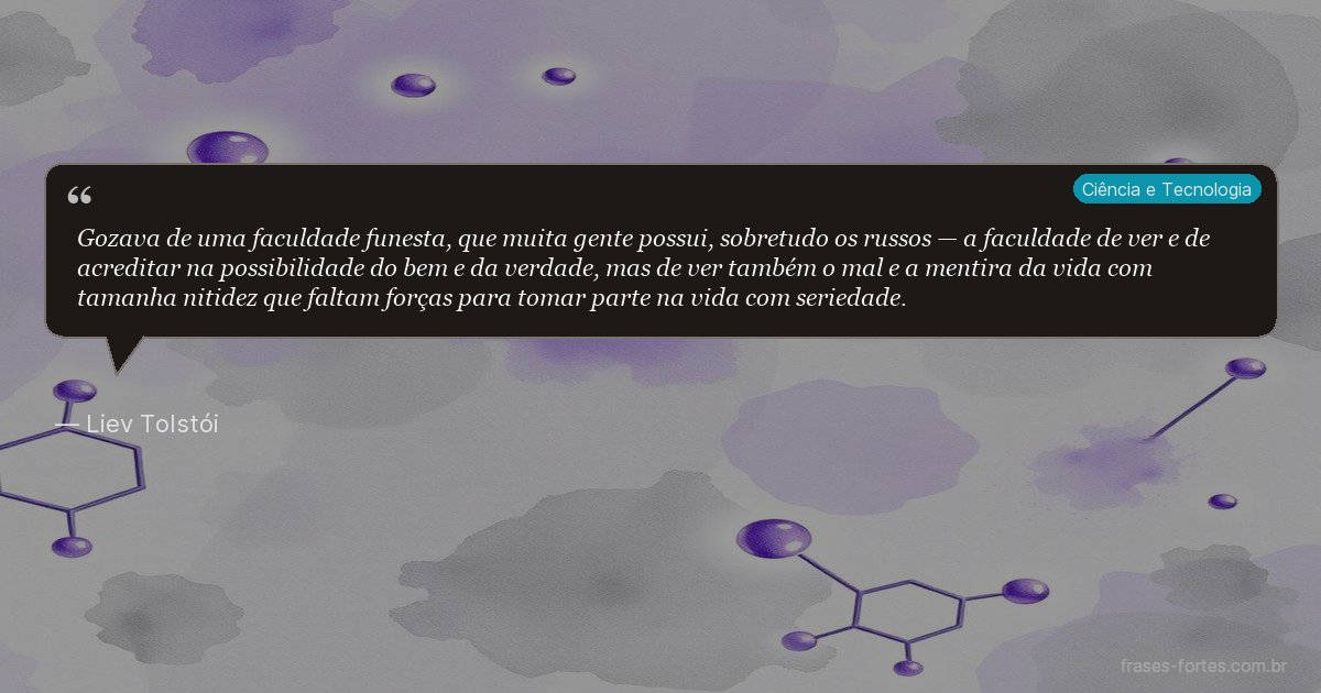 Frase de Liev Tolstói