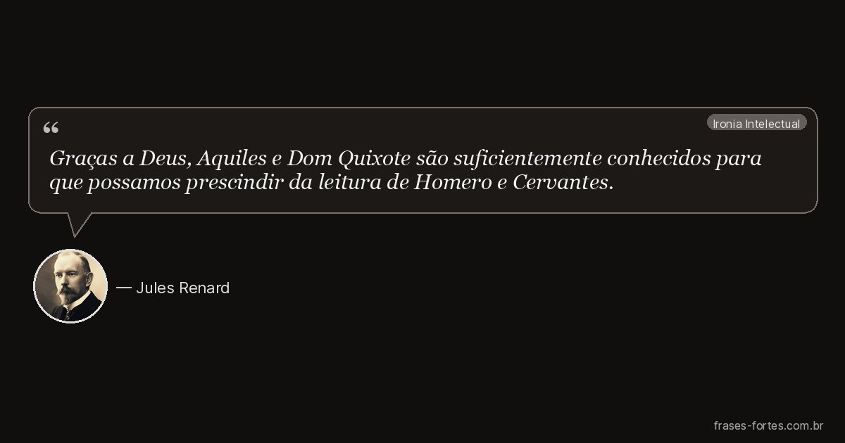 Frase de Jules Renard