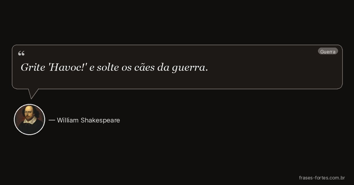 Frase de William Shakespeare