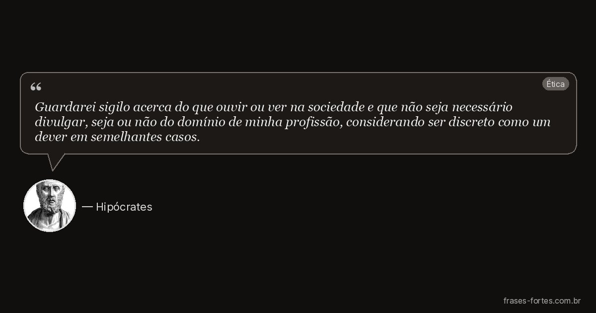 Frase de Hipócrates