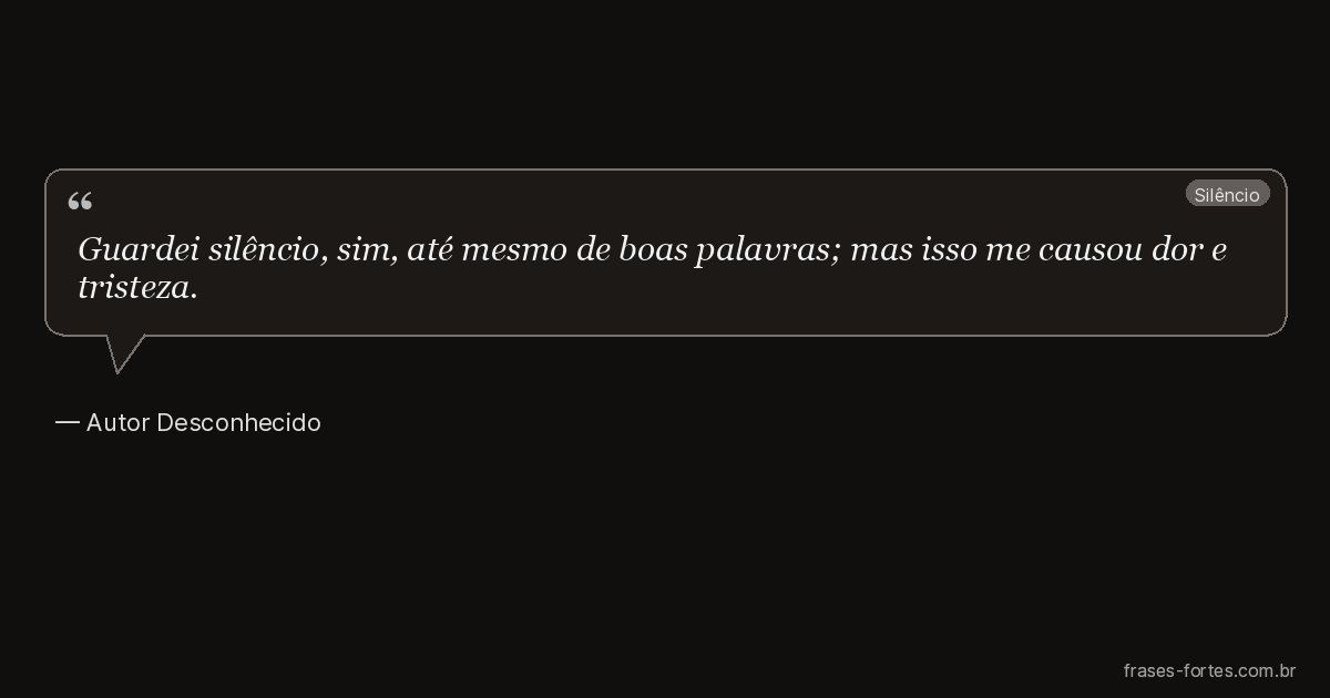 Frase de Autor Desconhecido