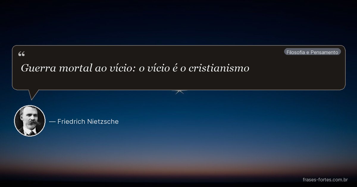 Frase de Friedrich Nietzsche
