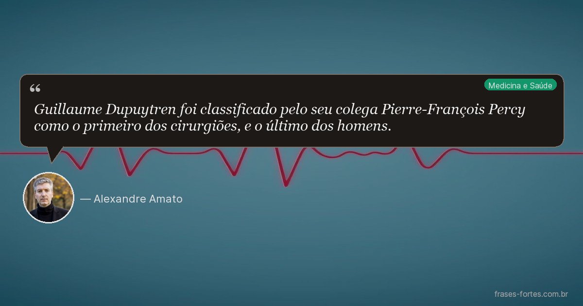 Frase de Alexandre Amato