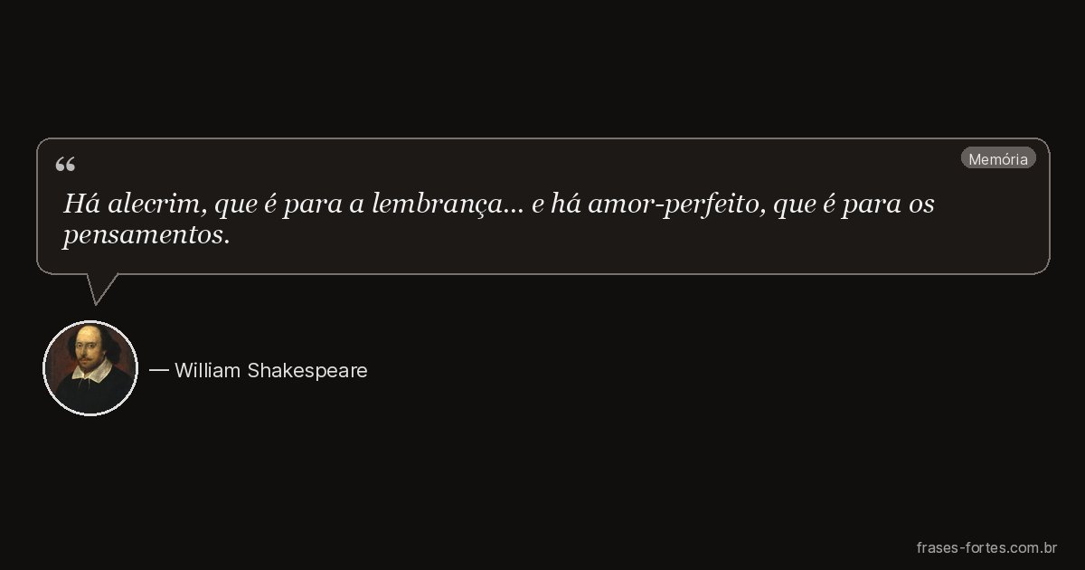 Frase de William Shakespeare