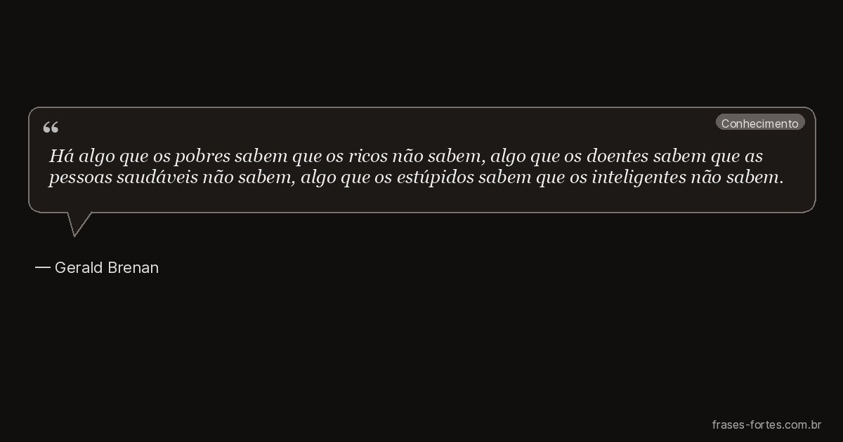 Frase de Gerald Brenan