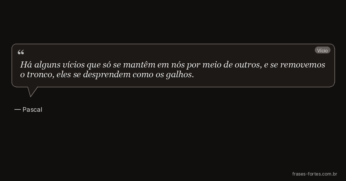 Frase de Pascal