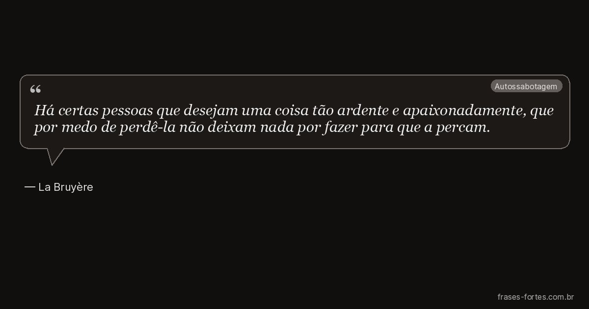 Frase de La Bruyère