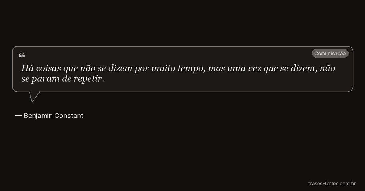 Frase de Benjamin Constant