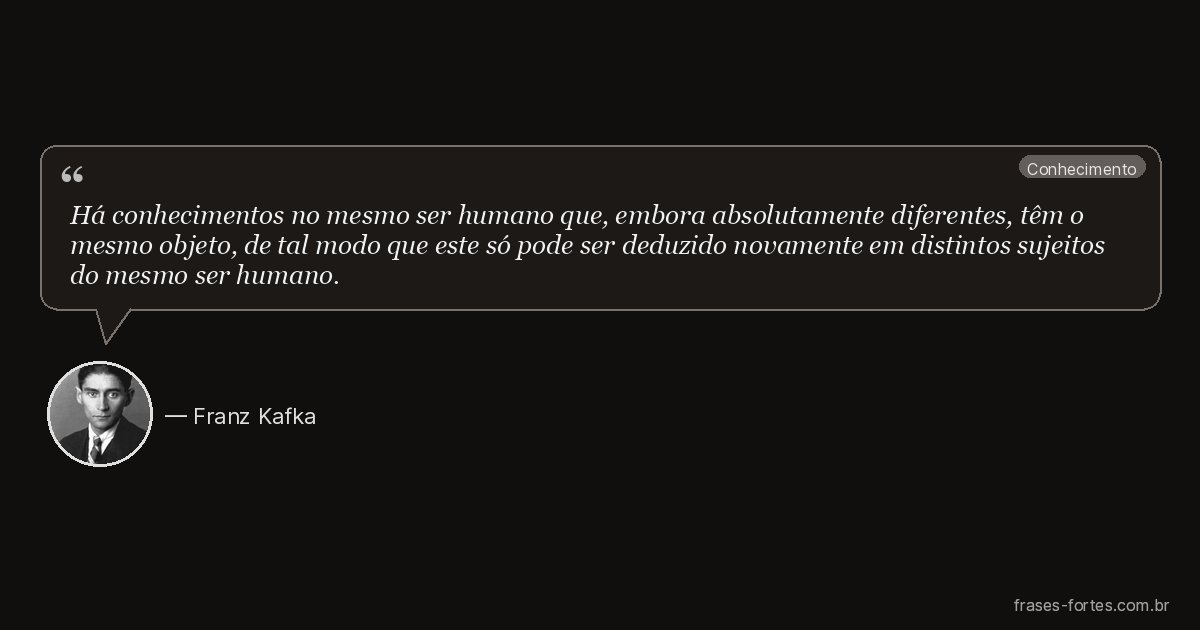 Frase de Franz Kafka
