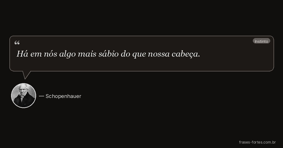 Frase de Schopenhauer