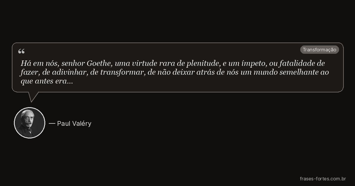 Frase de Paul Valéry