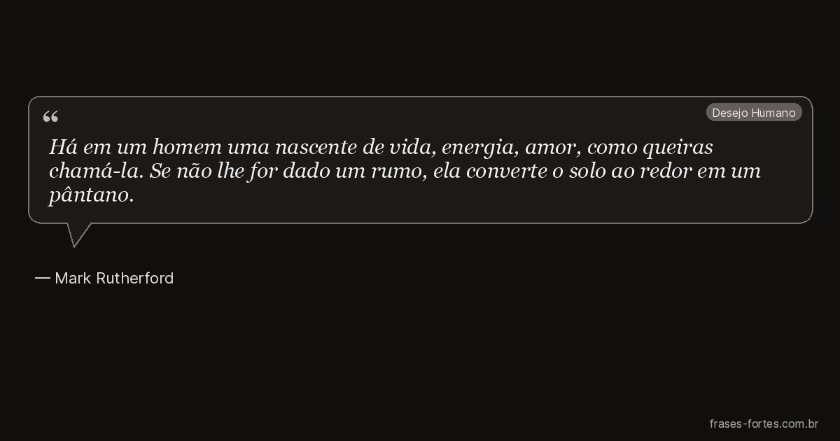 Frase de Mark Rutherford