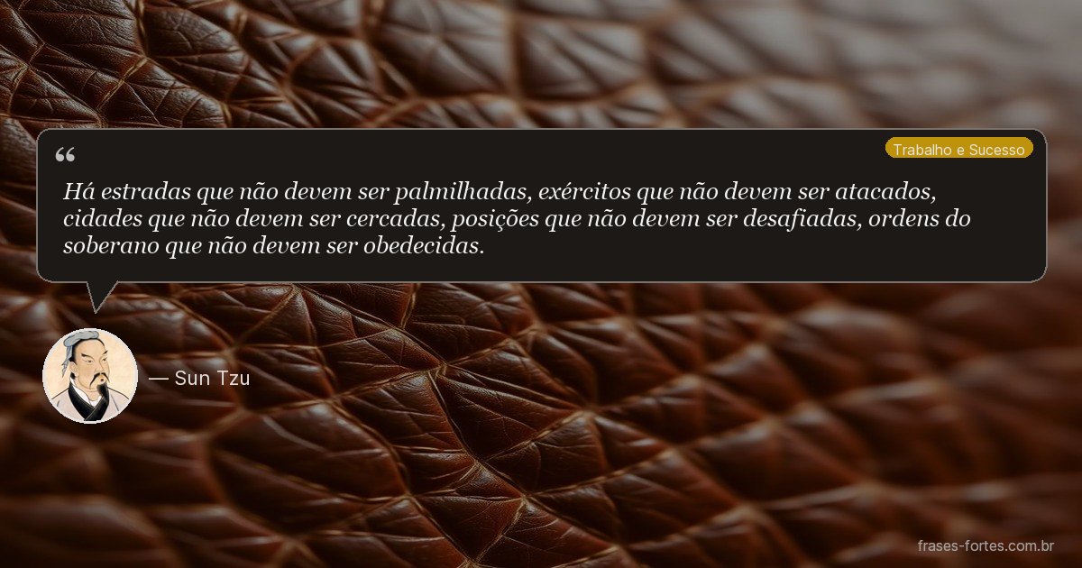 Frase de Sun Tzu