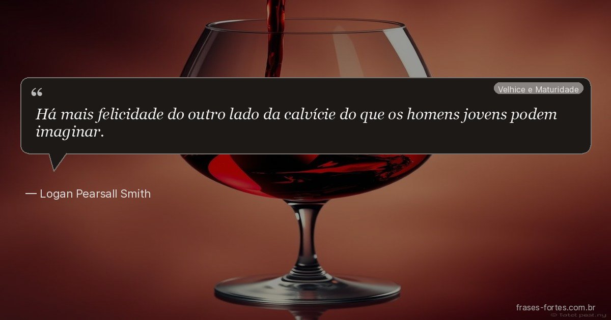 Frase de Logan Pearsall Smith