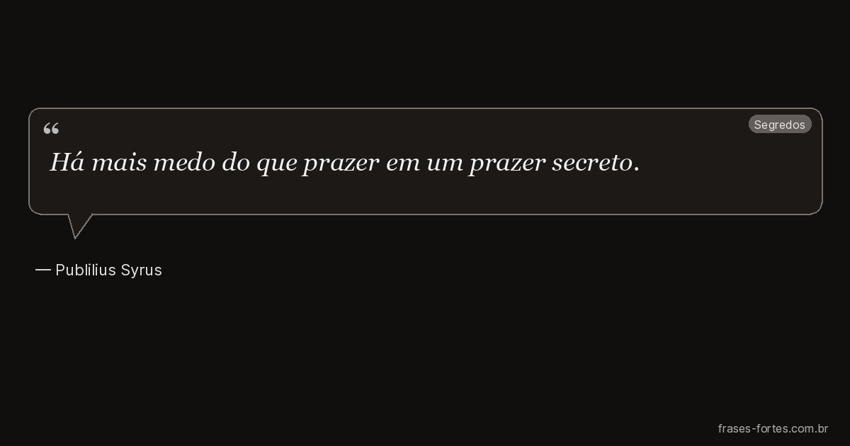 Frase de Publilius Syrus