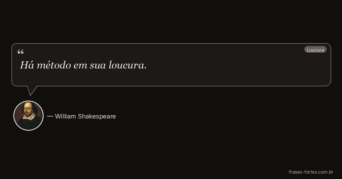 Frase de William Shakespeare