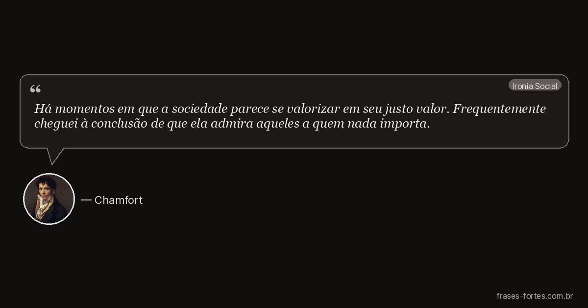 Frase de Chamfort