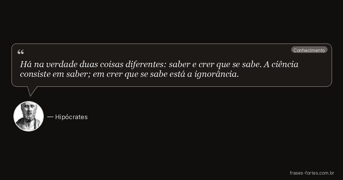 Frase de Hipócrates