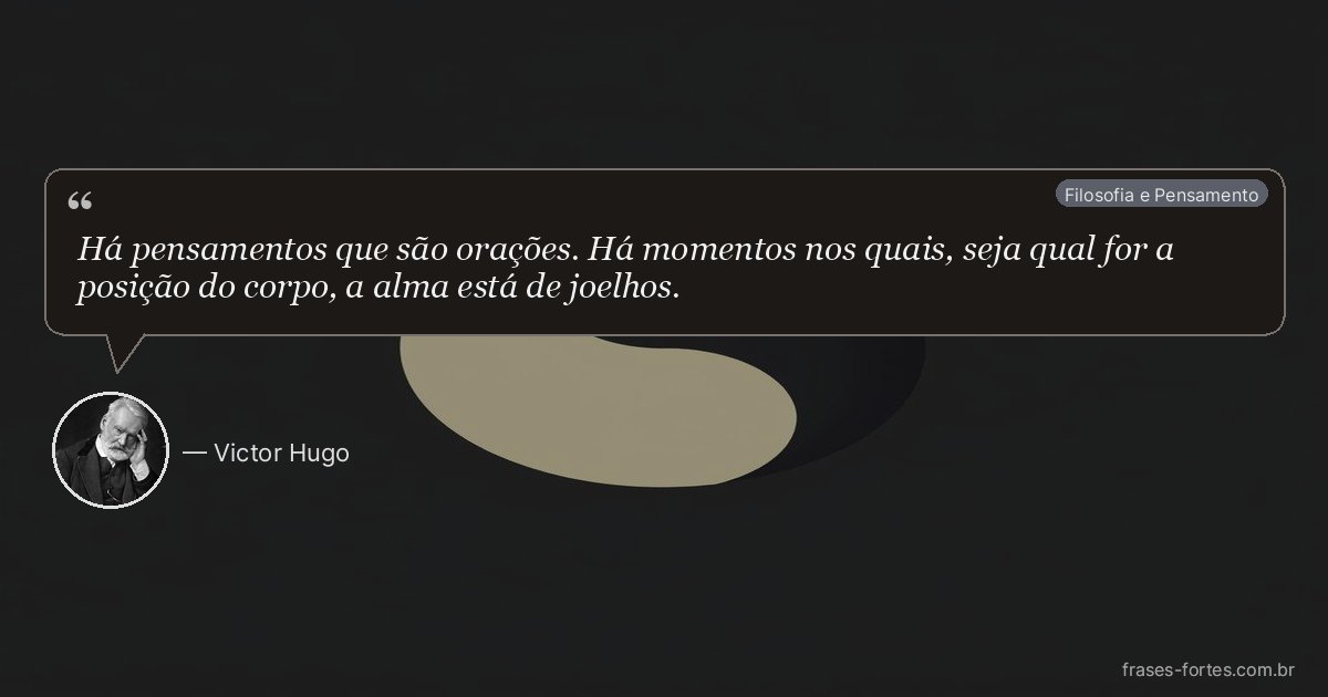Frase de Victor Hugo