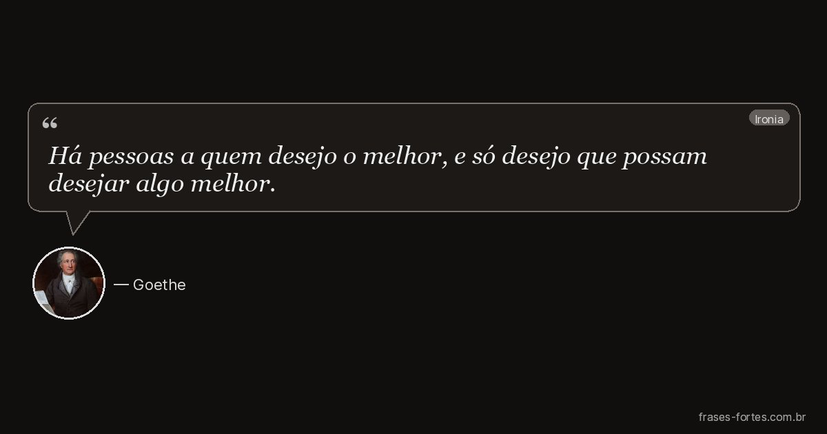 Frase de Goethe
