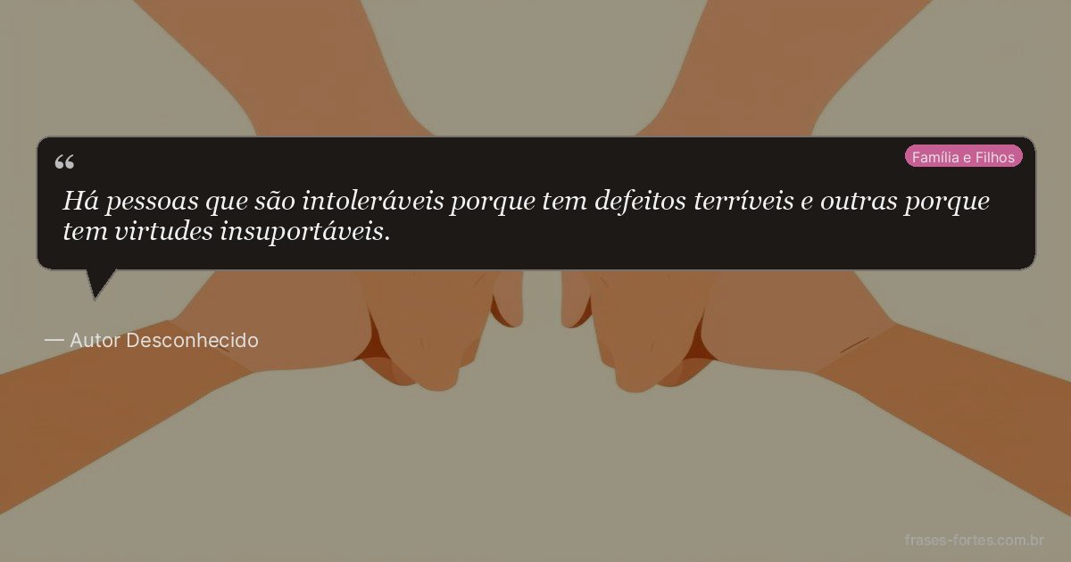 Frase de Autor Desconhecido