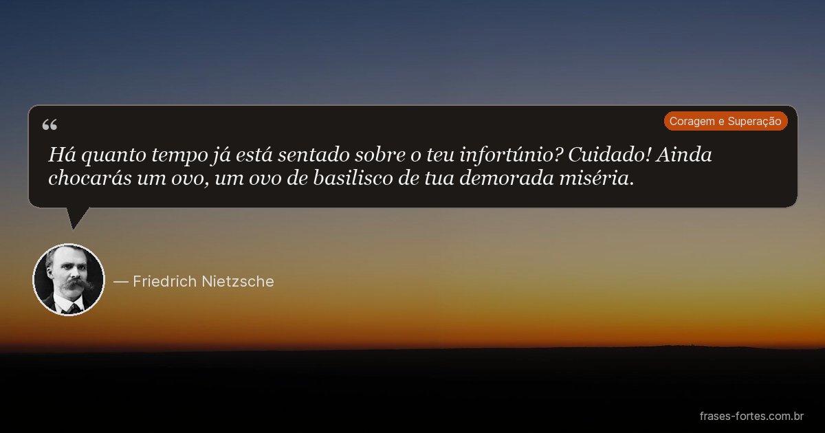 Frase de Friedrich Nietzsche