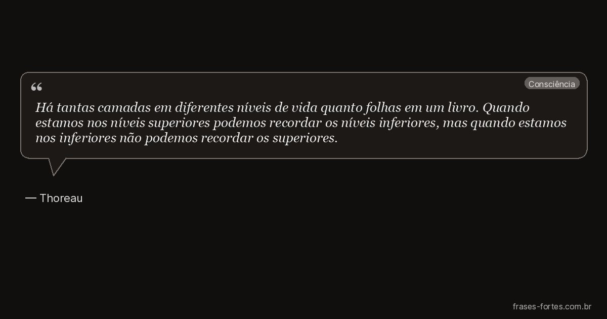 Frase de Thoreau