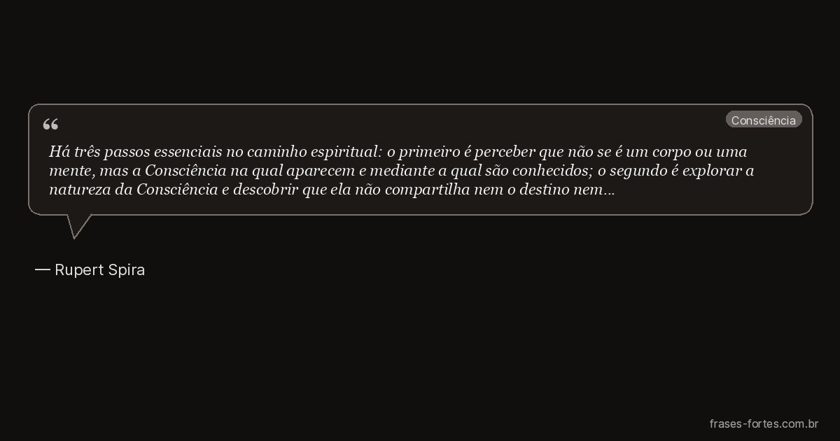 Frase de Rupert Spira