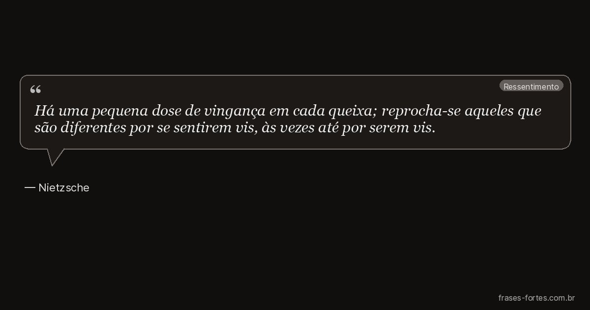Frase de Nietzsche