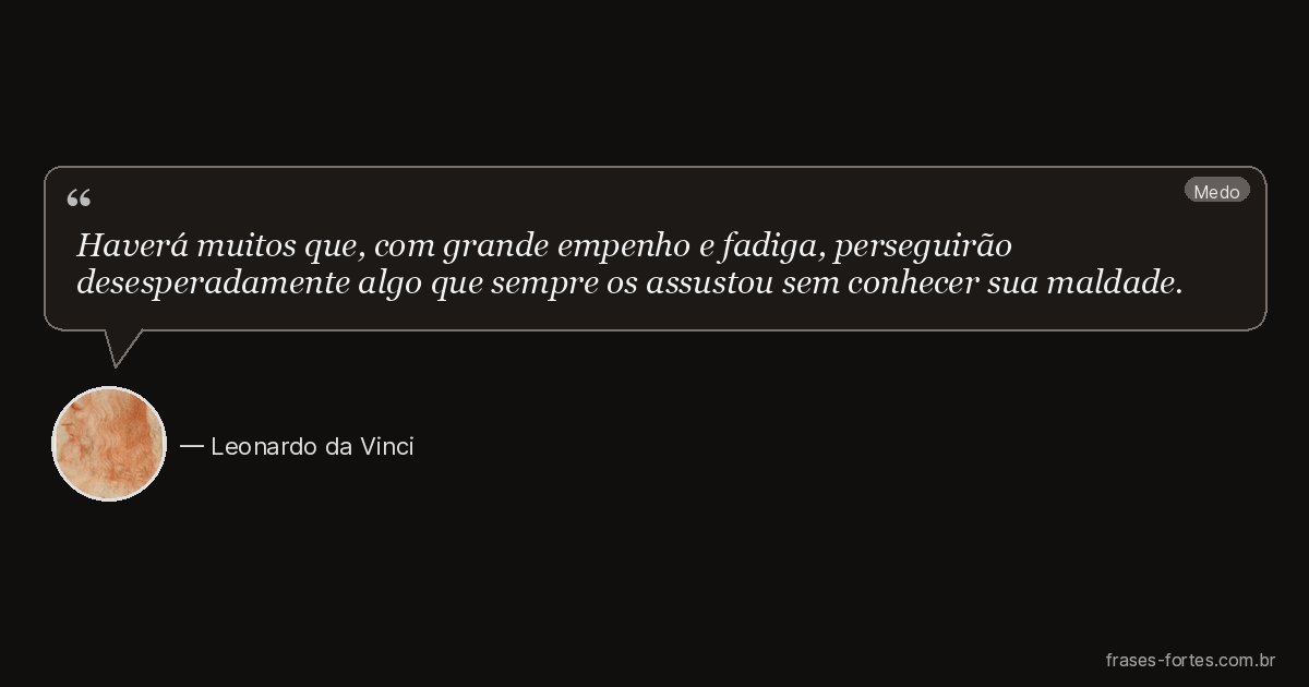 Frase de Leonardo da Vinci