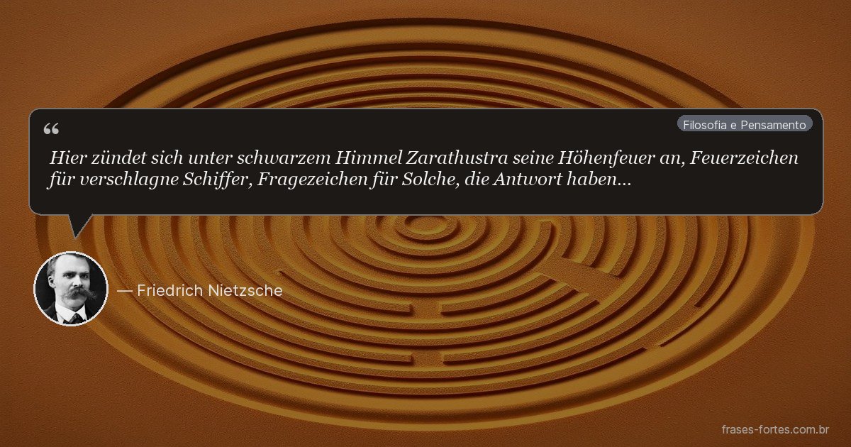 Frase de Friedrich Nietzsche