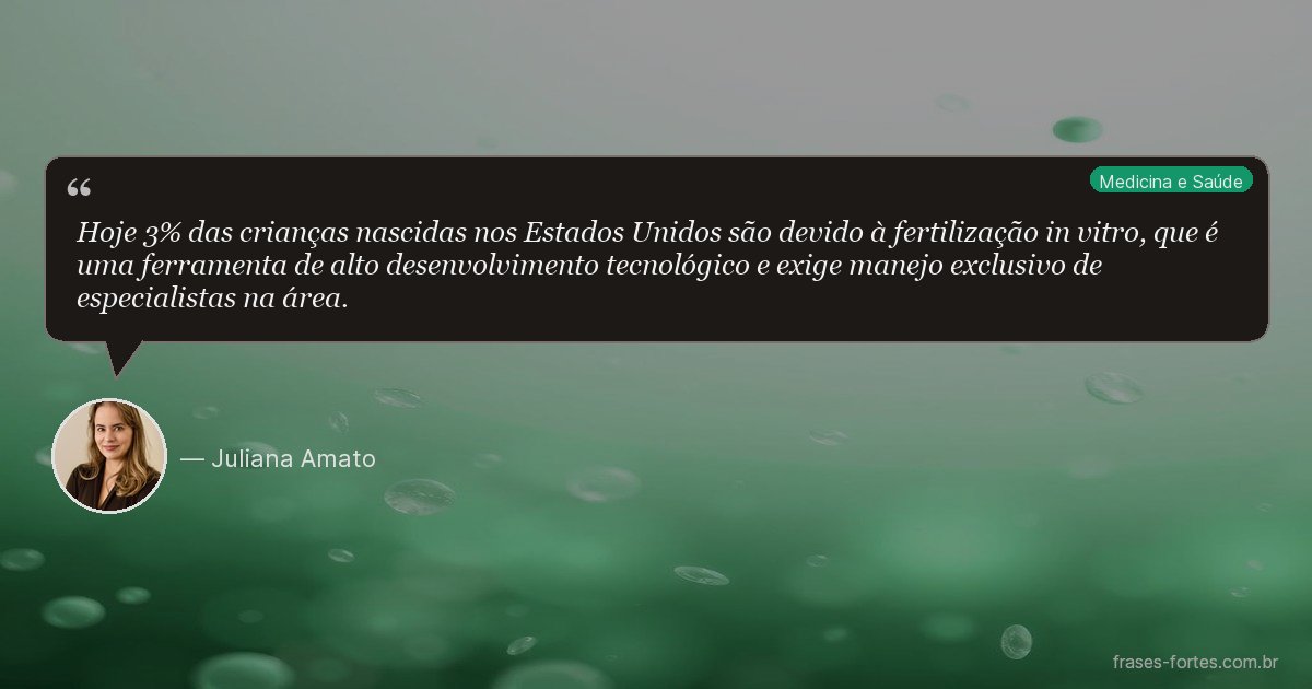 Frase de Juliana Amato