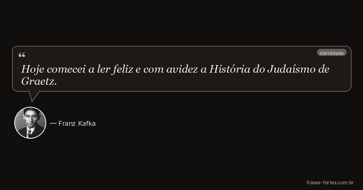 Frase de Franz Kafka