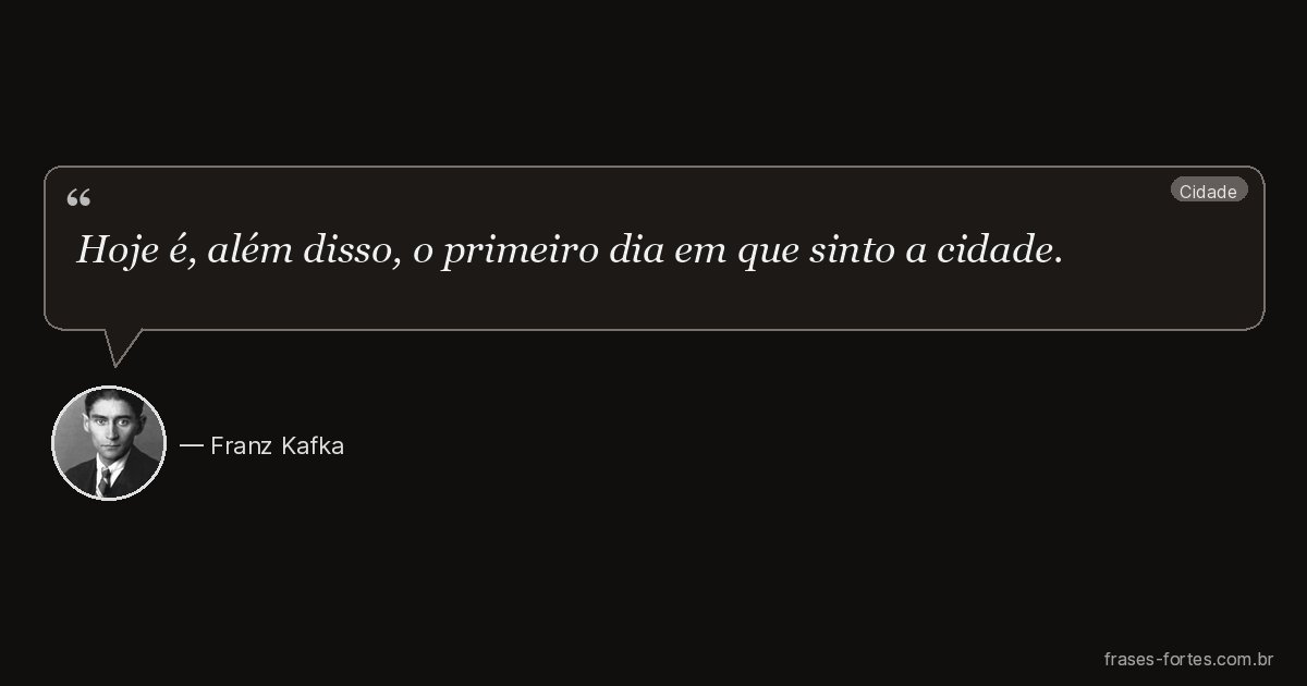 Frase de Franz Kafka
