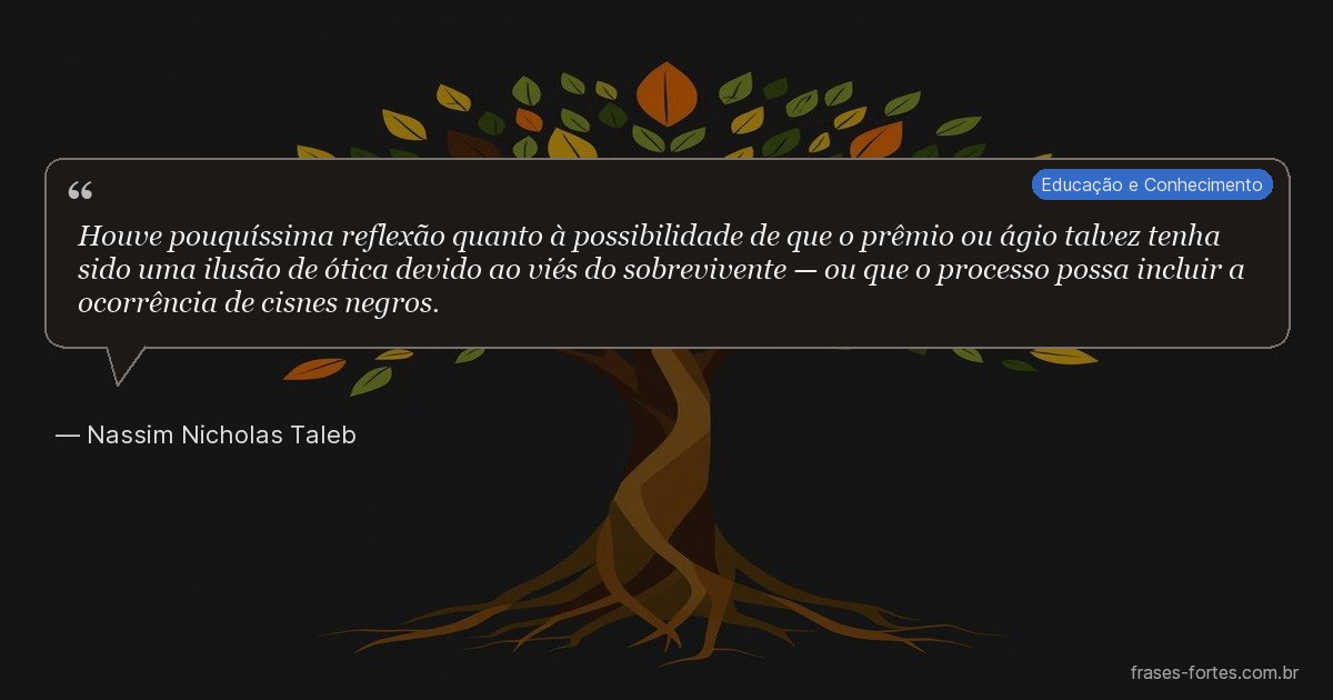 Frase de Nassim Nicholas Taleb